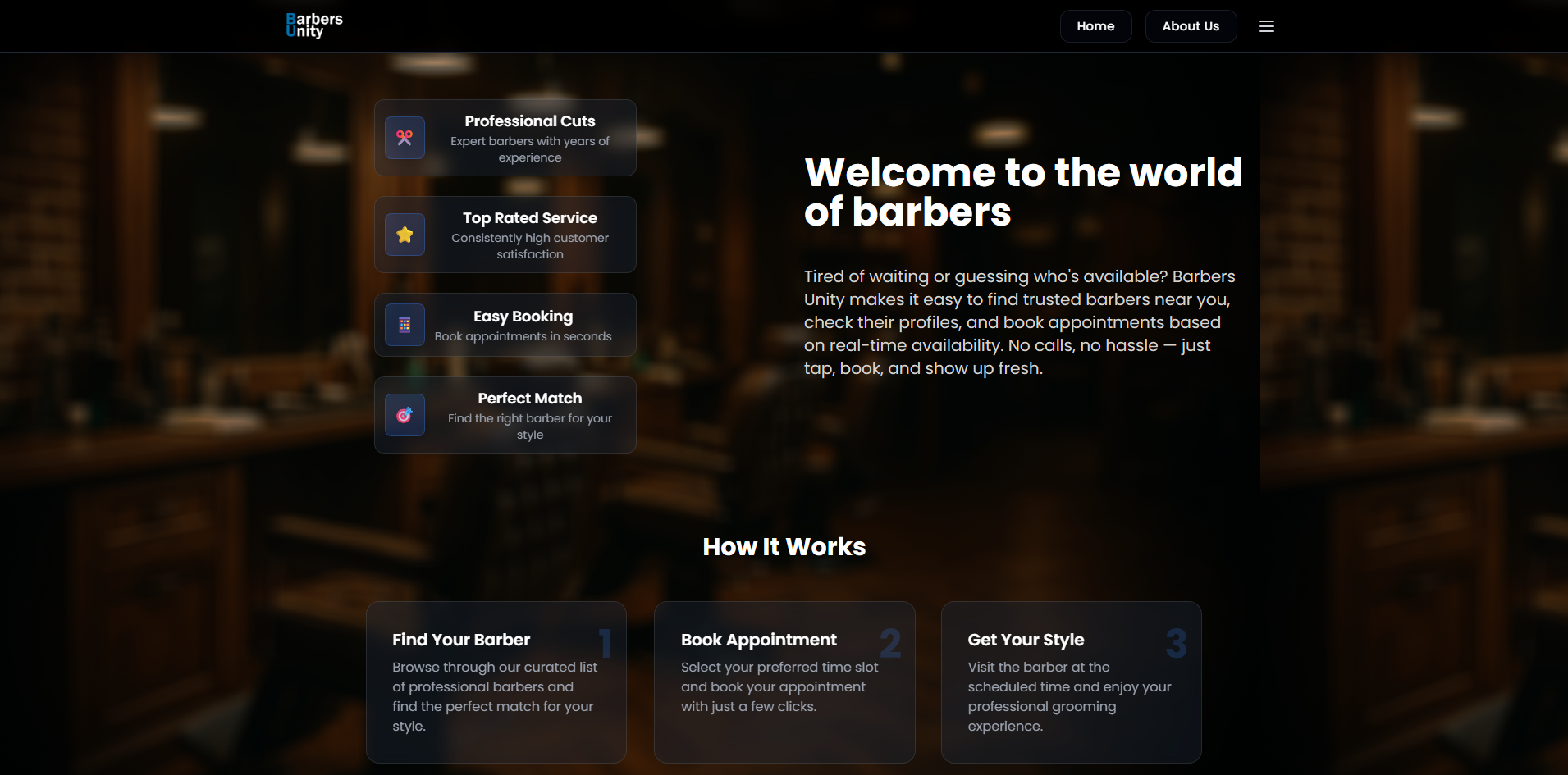 Barbers Unity Project Screenshot
